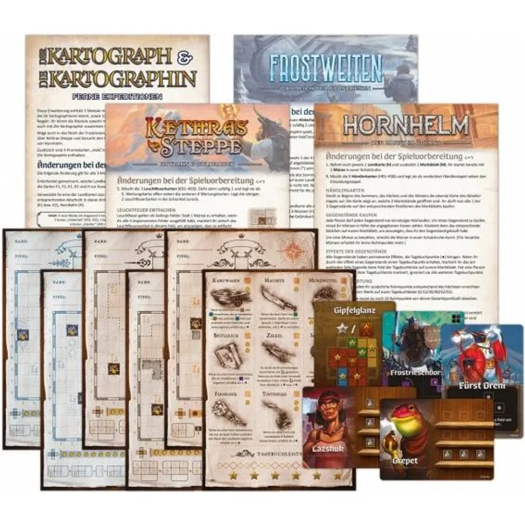 Der Kartograph & Die Kartographin: Ferne Expeditionen (Erw. )