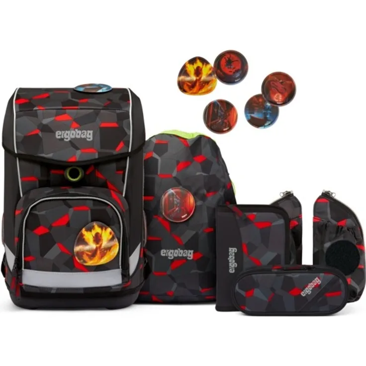 ergobag Cubo Light Schulranzen-Set 6-tlg. TaekBärdo