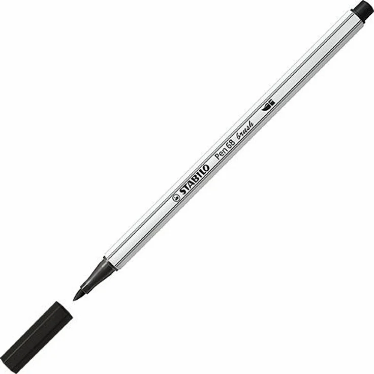 Premium-Filzstift mit Pinselspitze für variable Strichstärken - STABILO Pen 68 brush - ARTY - 18er Pack - mit 18 verschiedenen Farben - Preisvergleich – Bild 3