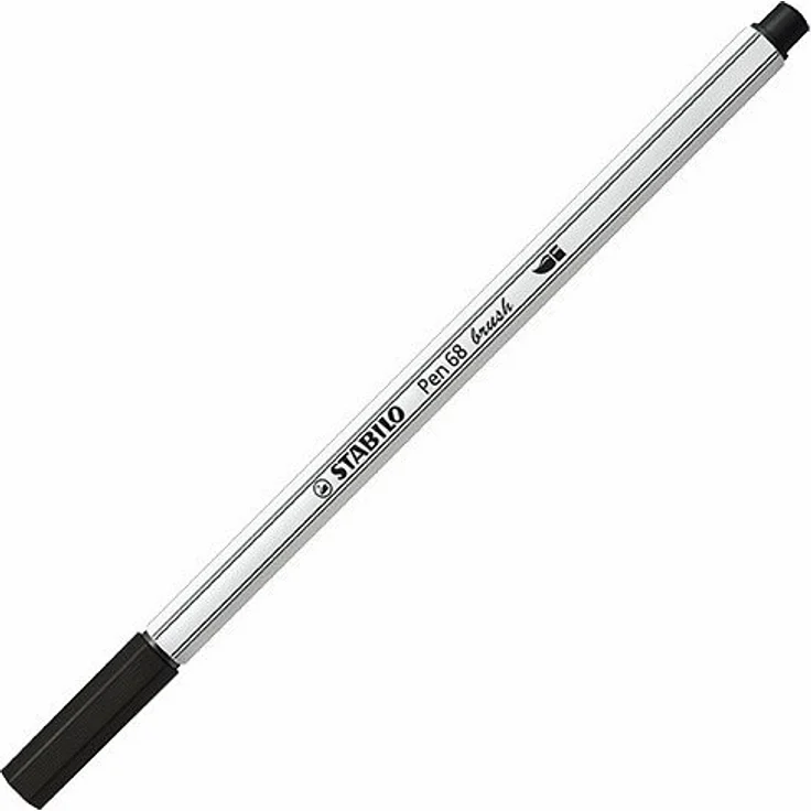 Premium-Filzstift mit Pinselspitze für variable Strichstärken - STABILO Pen 68 brush - ARTY - 18er Pack - mit 18 verschiedenen Farben - Preisvergleich – Bild 2