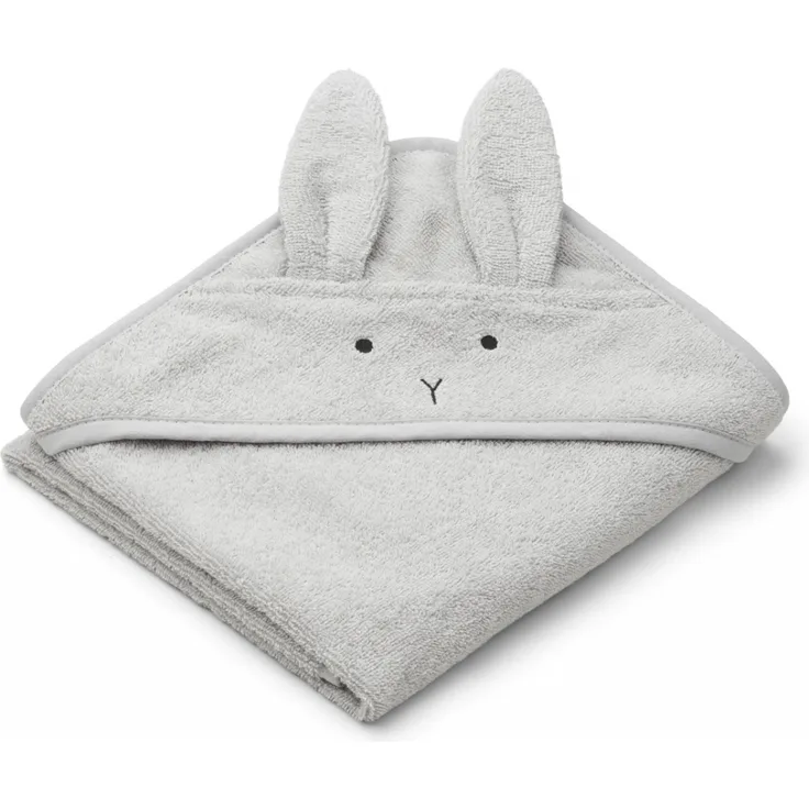 LIEWOOD Albert Kapuzenhandtuch Rabbit dumbo grey B 70cm x L 70cm