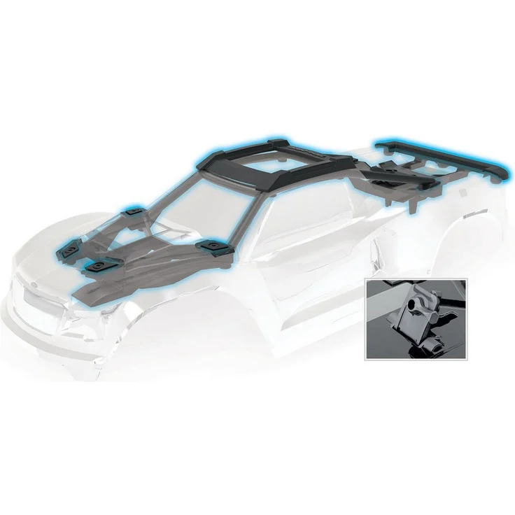 Traxxas MAXX Wide 1:10 RTR TSM SR VXL4S Regler o Akku/Lader 89086 – Bild 7