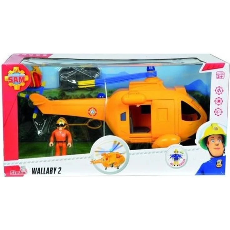 Feuerwehrmann Sam Hubschrauber Wallaby II mit Figur - Preisvergleich – Bild 1