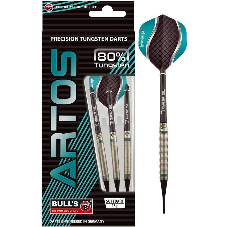BULL'S Artos AR1 Softdart, Mint 80% Tungsten, 20 Gr. / Inhalt 1 Stück