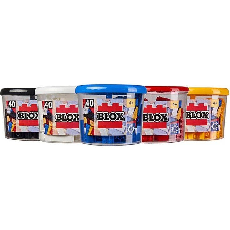 Blox, 40 8er Steine in der Dose, mehrfach sortiert