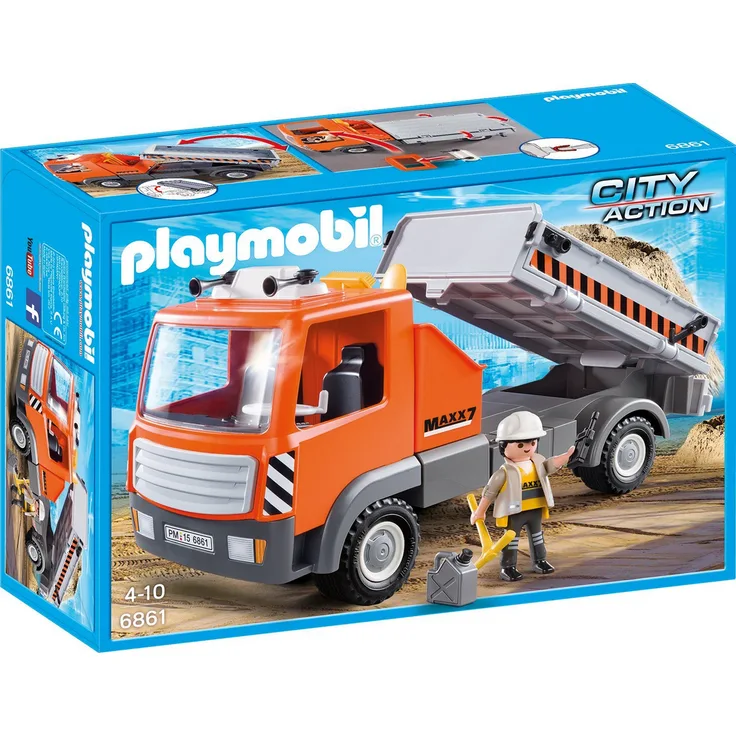 PLAYMOBIL - Baustellen-LKW 6861