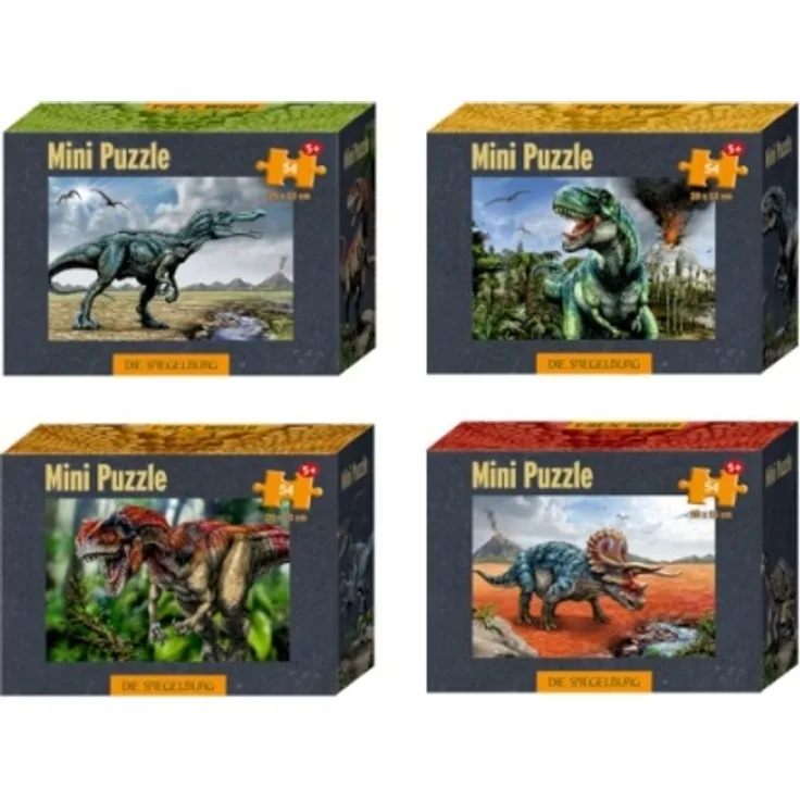 Mini-Puzzles T-Rex World (54 Teile), sort., 1x Stück, zufällige Auswahl