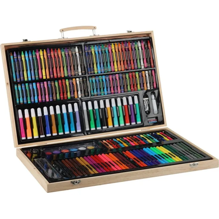 Artist 180-tlg. Malerei-Set in Holzbox