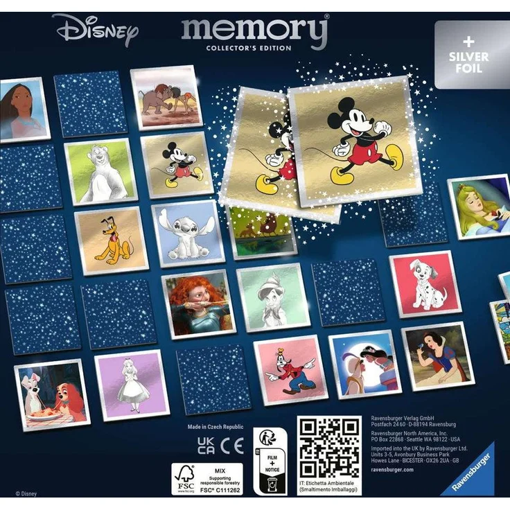 Ravensburger Collectors' memory® Disney – 27378 - Das weltbekannte Gedächtnisspiel mit wunderschönen, funkelnden Bildkarten – Bild 3
