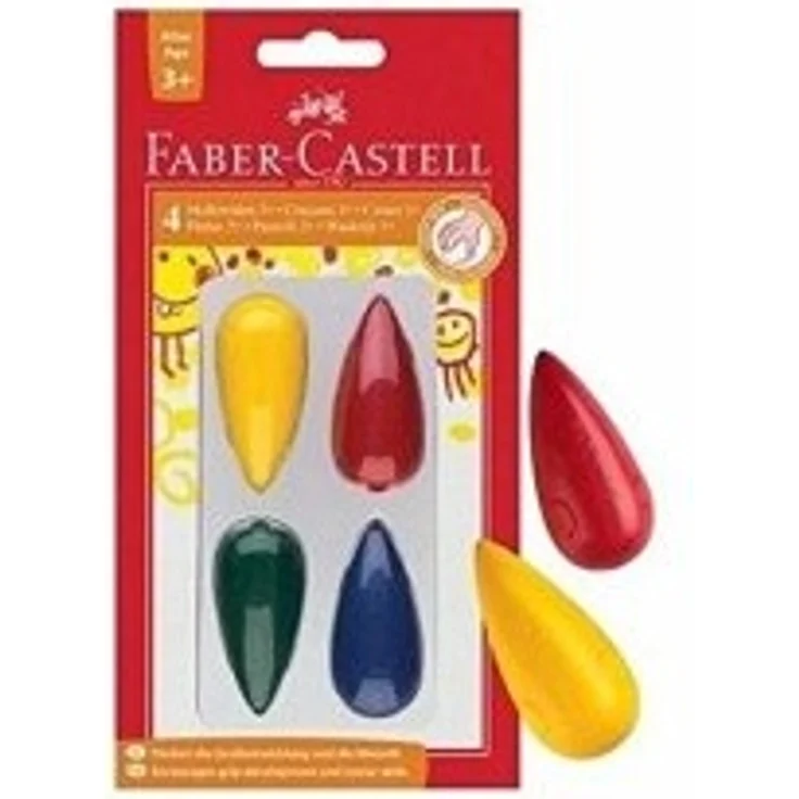 FABER-CASTELL Malkreide 3+ Birne 4er Blister – Bild 1
