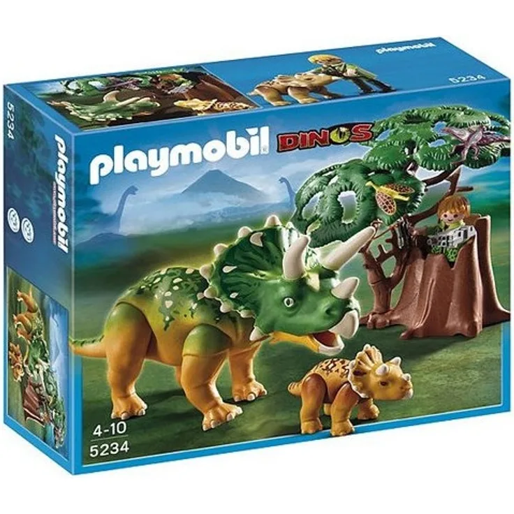 PLAYMOBIL - Triceratops mit Baby 5234