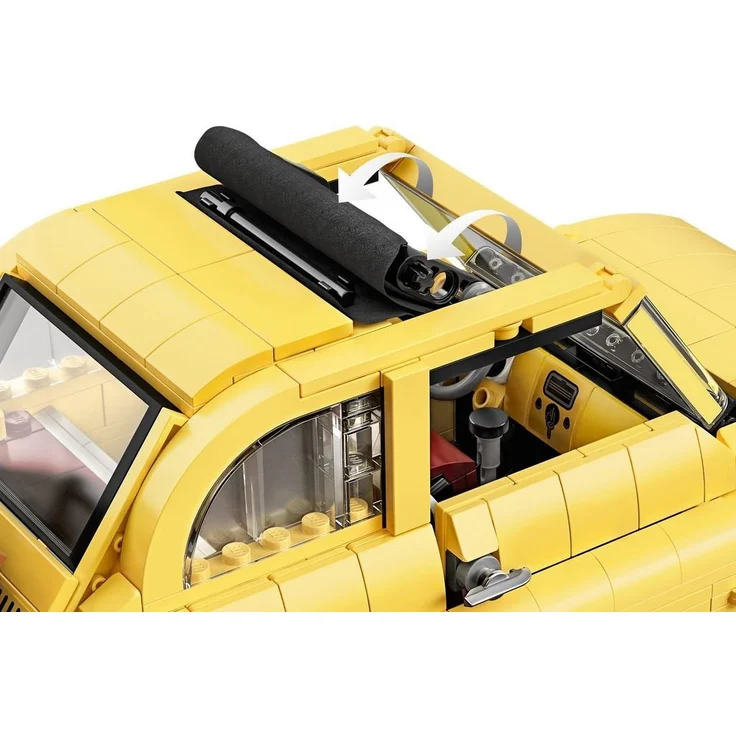 LEGO Creator Expert 10271 'Fiat 500', 960 Teile, ab 16 Jahren, originalgetreuer Modellbausatz mit zahlreichen Details – Bild 8