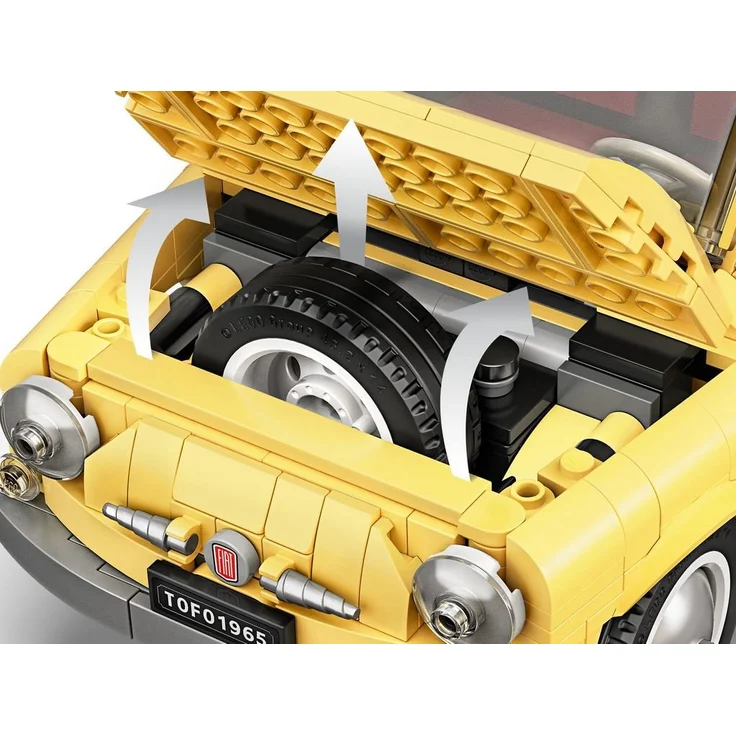 LEGO Creator Expert 10271 'Fiat 500', 960 Teile, ab 16 Jahren, originalgetreuer Modellbausatz mit zahlreichen Details – Bild 5