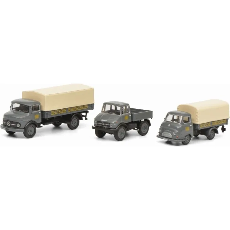 MHI 3er Set DB, grau 1:87