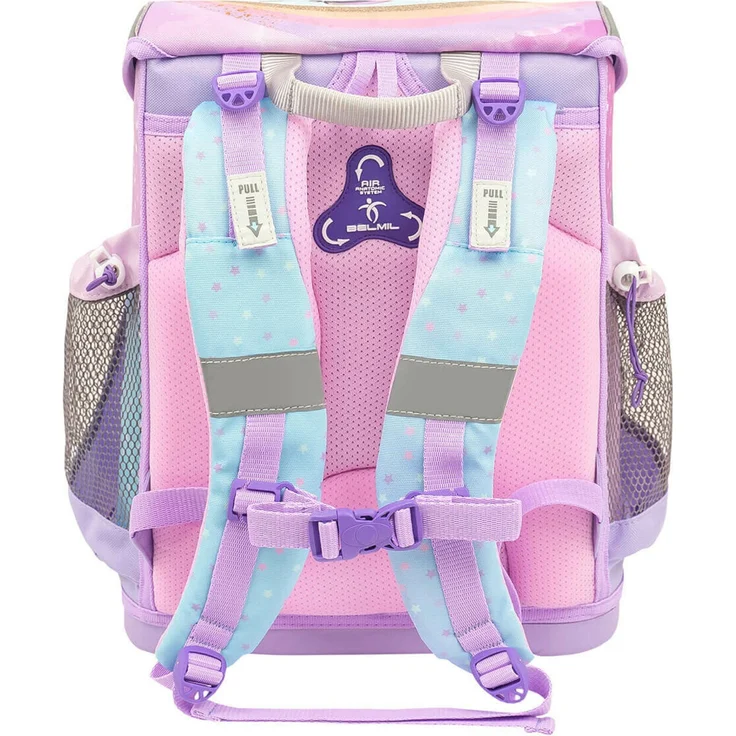 Mini-Fit Rainbow Unicorn Schulranzen Set 4 tlg. mit Brustgurt für Mädchen – Bild 5