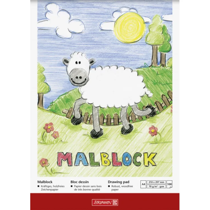 Brunnen Malblock A4 70g 100 Blatt - Preisvergleich