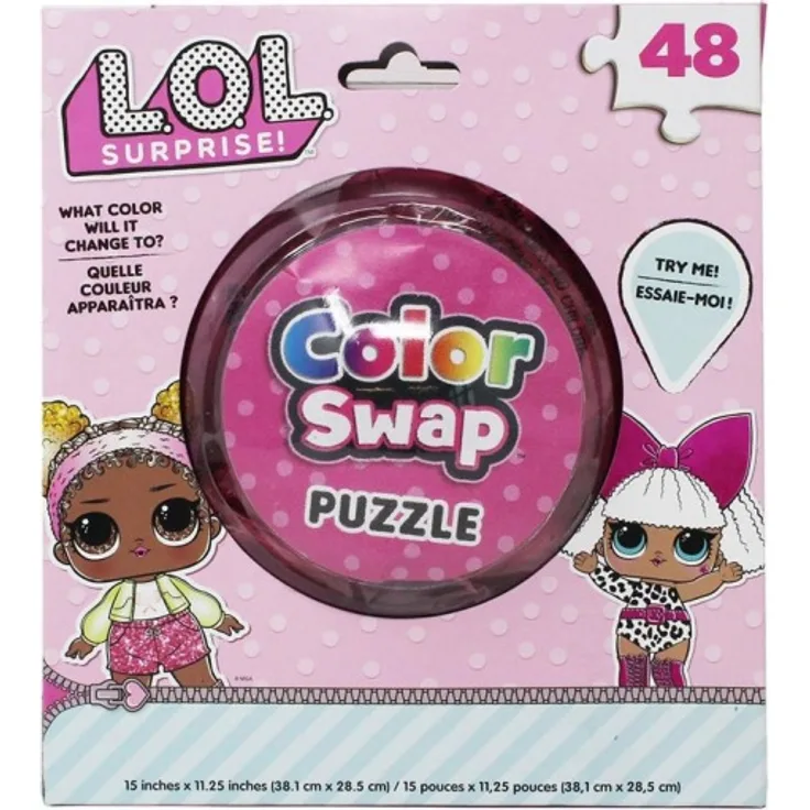 Puzzle Color Swap junior 38,1 cm rosa