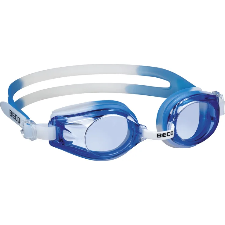 Beco Kinder Rimini Schwimmbrille 9926, mehrfarbig - Weiß/Blau, Einheitsgröße - One Size