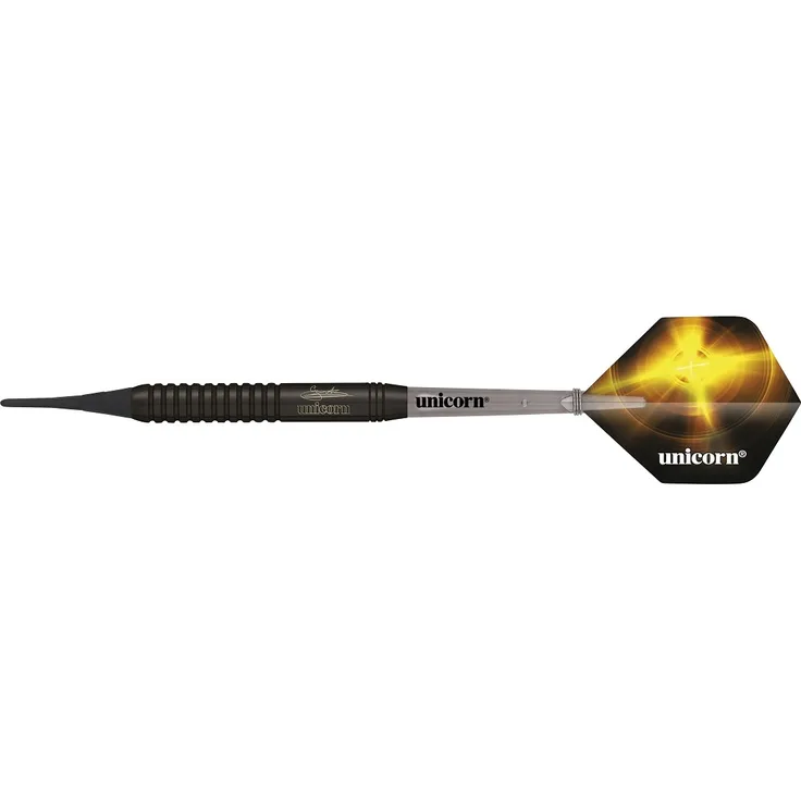 Unicorn Black Brass Gary Anderson Soft Darts 19g
