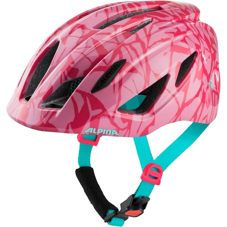 Alpina Kids Pico Pink - Sparkel Gloss, Größe 50 - 55 cm - Fahrradhelm, Farbe Pink – Bild 1