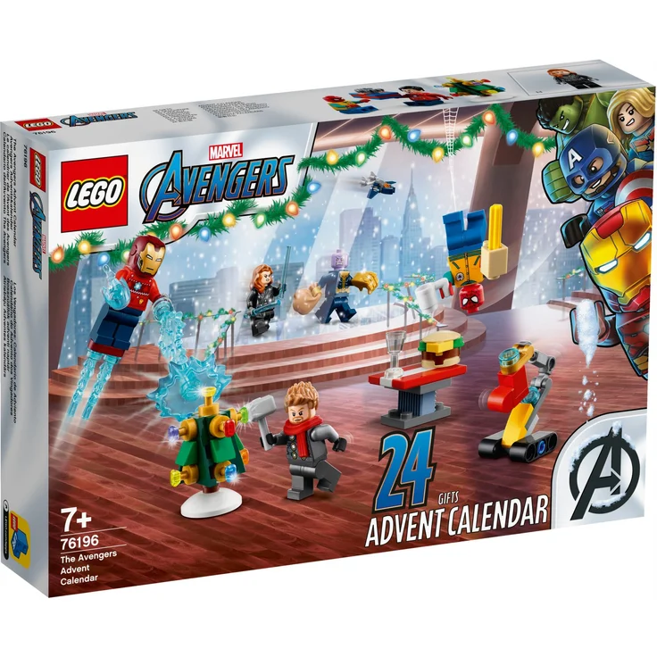 LEGO 76196 'Marvel Avengers Adventskalender', 298 Teile, ab 7 Jahren, beinhaltet 7 Minifiguren – Bild 3