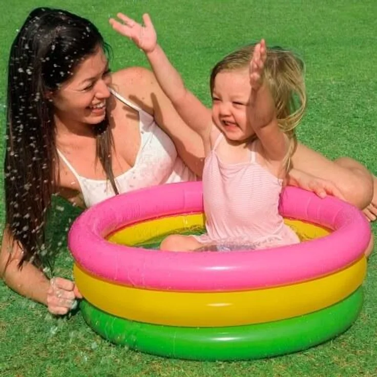 INTEX Sunset Glow Baby Pool Planschbecken aufblasbar Schwimmbecken Kinderbecken - Preisvergleich