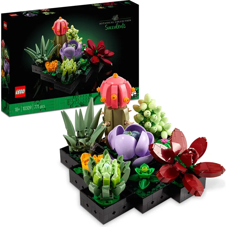 LEGO Icons 10309 'Sukkulenten', 771 Teile, ab 18 Jahren