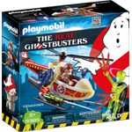 PLAYMOBIL Ghostbusters 9385 Venkman mit Helikopter & echter Wasserspritze, Ab 6 Jahren
