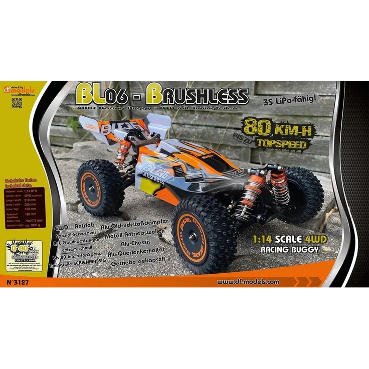 DF-Models BL06-Brushless 1:14 RTR Buggy-RTR 3127 – Bild 2