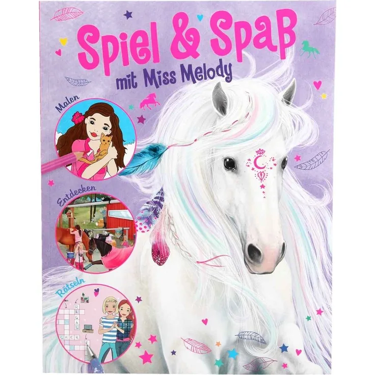 Miss Melody Activity Malbuch Spiel & Spaß