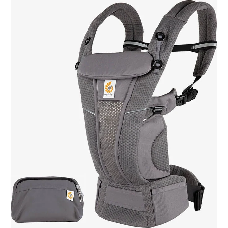 Ergobaby 'Omni Breeze' Babytrage Graphic Grey – Bild 1