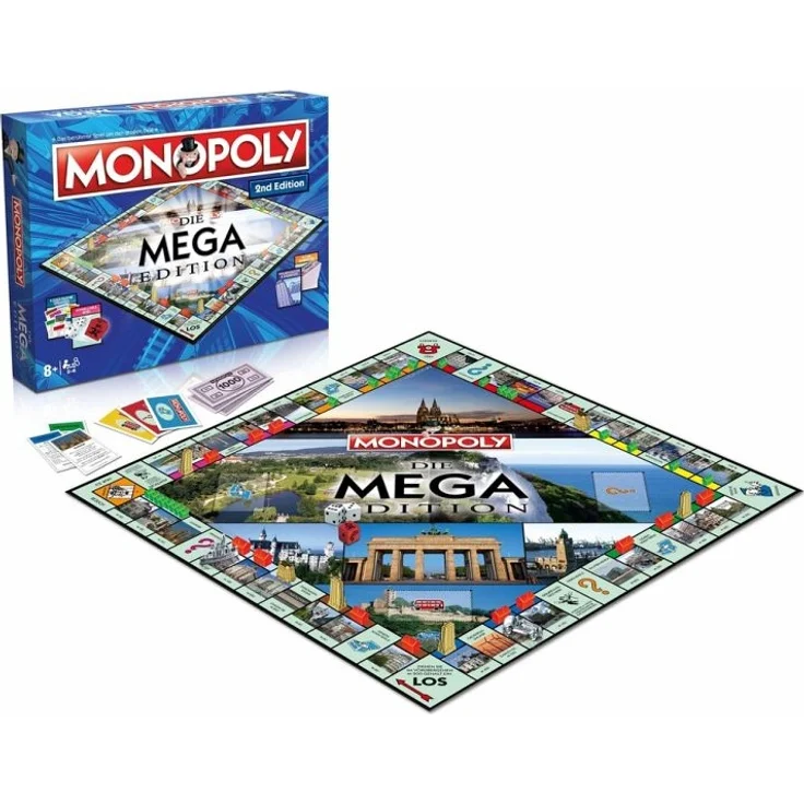Monopoly Brettspiel Mega (2nd Edition) *Deutsche Version* – Bild 2