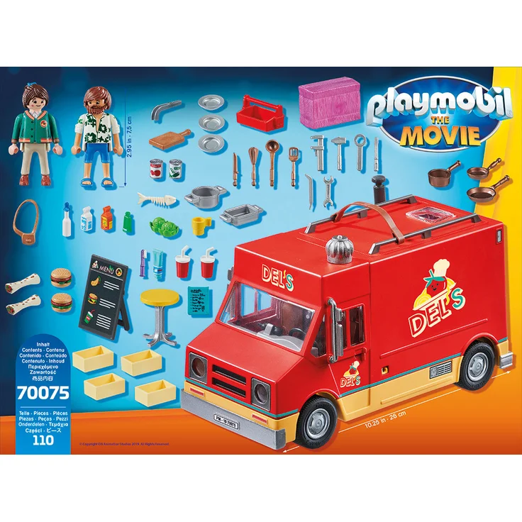 Playmobil The Movie 70075 'Del's Food Truck', 110 Teile, ab 5 Jahren – Bild 3