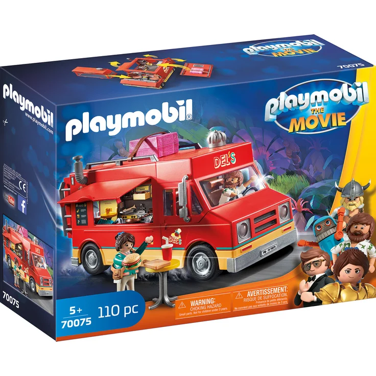 Playmobil The Movie 70075 'Del's Food Truck', 110 Teile, ab 5 Jahren – Bild 1