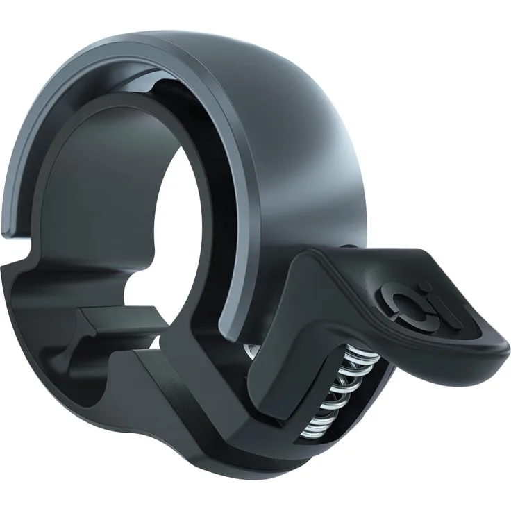 Knog Oi Classic Fahrradklingel - Schwarz/Grau - Small, 22. 2mm.