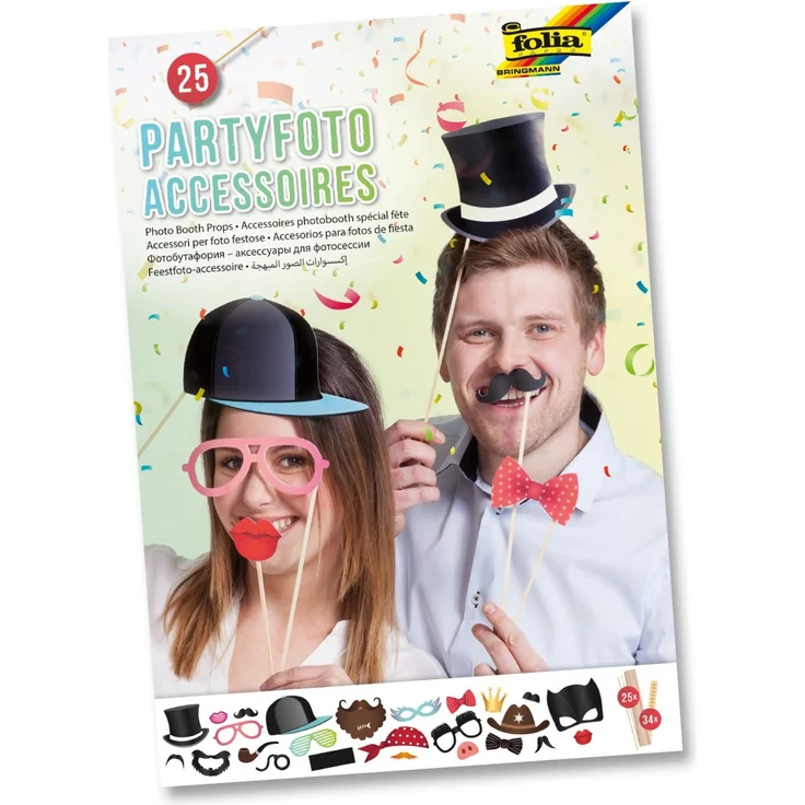 folia Partyfotoaccessoires 84tlg – Bild 2
