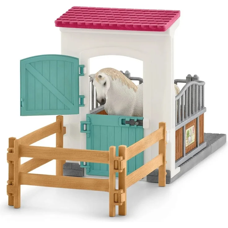 Schleich Horse Club 42569 'Pferdebox', 21 Teile, ab 5 Jahren - Preisvergleich – Bild 4