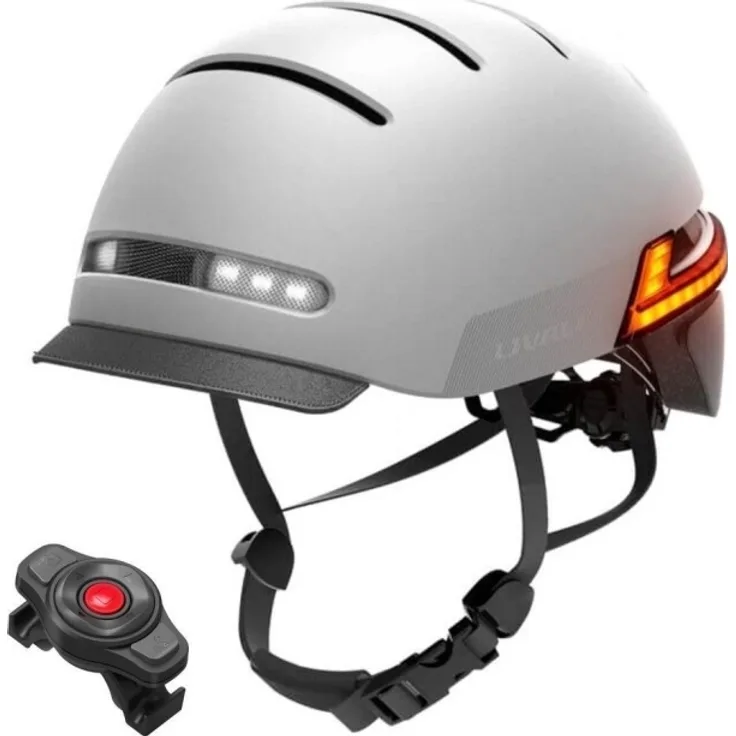Livall Neo Smart City Helmet Bluetooth LED/SOS Gray M (BH51M)