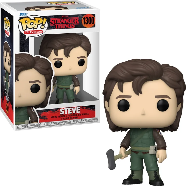 Stranger Things - Steve 1300 - Funko Pop! Vinyl Figur – Bild 3