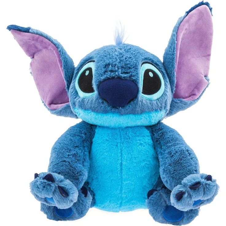 Disney Store Stitch Offizielles mittelgroßes Kuscheltier für Kinder, 38 cm, Kuscheltier mit Stickereien, Plüschoberfläche und beweglichen Schlappohren, geeignet ab 12 Monaten