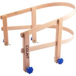 Colint Schlittenlehne aus Holz Schlitten-Kindersitz Rückenlehne Sitzhilfe Lehne