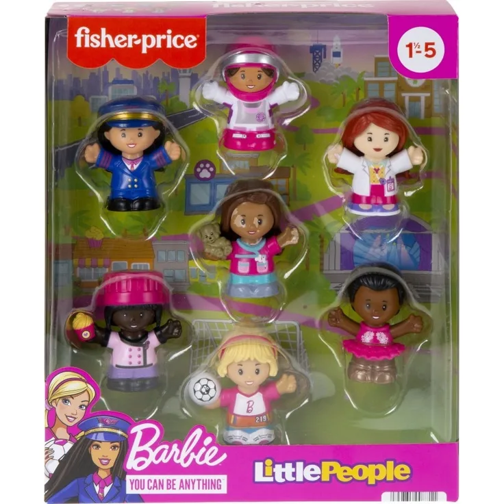 Mattel - Fisher-Price Little People Barbie Traumberuf-Freundinnen Set
