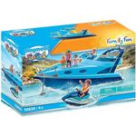 Playmobil Family Fun 70630 'Fun Park - Yacht mit Jet Ski', 74 Teile, ab 4 Jahren
