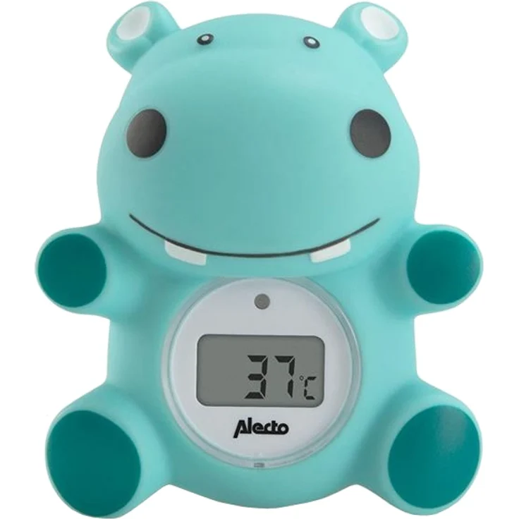 Alecto BC-11 Badethermometer Nilpferd Grün minz – Bild 1