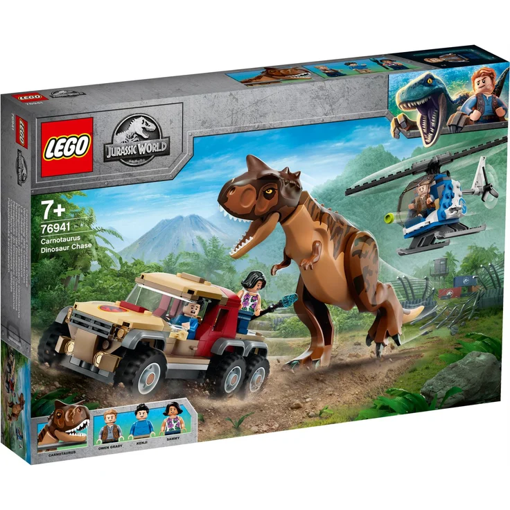 LEGO Jurassic World 76941 'Verfolgung des Carnotaurus', 240 Teile, ab 7 Jahren – Bild 3