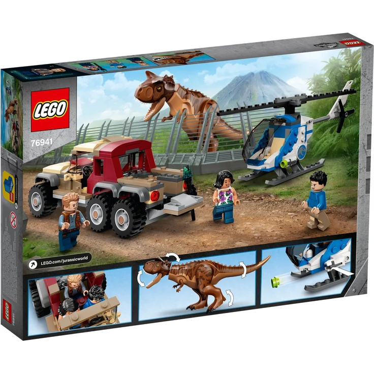 LEGO Jurassic World 76941 'Verfolgung des Carnotaurus', 240 Teile, ab 7 Jahren – Bild 4