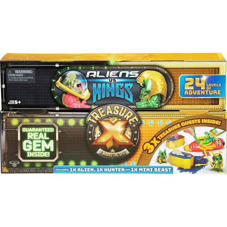 Treasurex 41516 Aliens Vs Kings 3 Pak, MO-41516