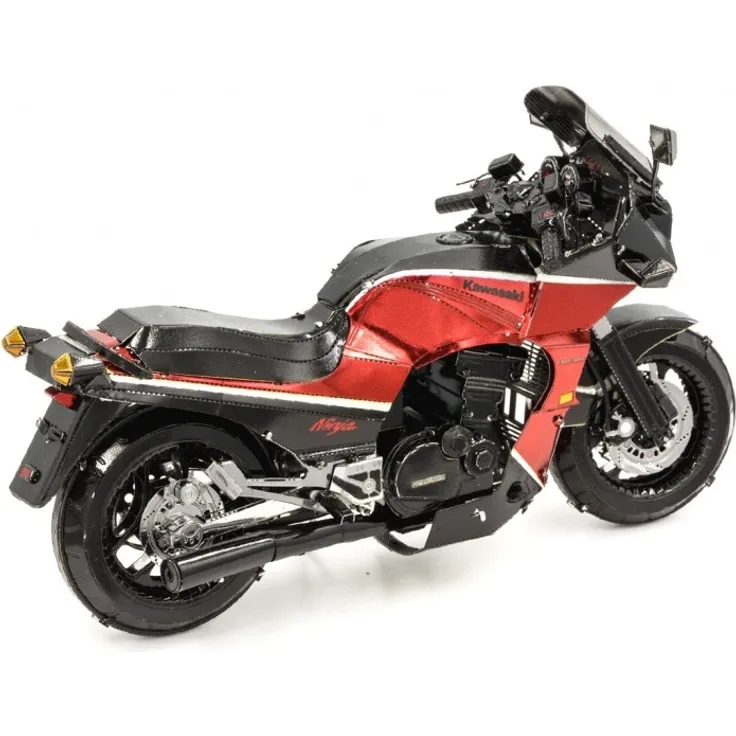 Metal Earth motor Kawasaki GPz900R 11,4 cm Stahl schwarz/rot