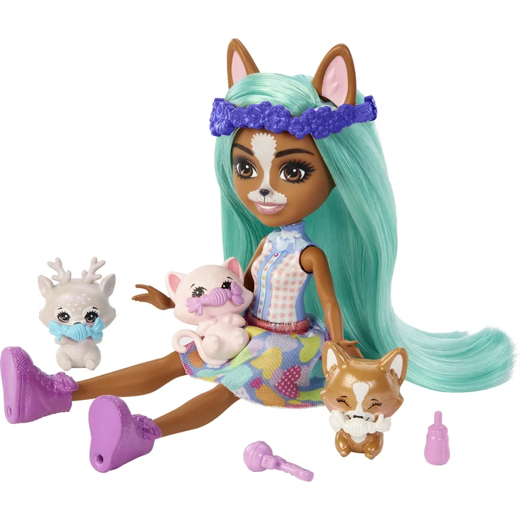 Mattel - Enchantimals Baby Bestie Crizia Corgi & Show – Bild 2