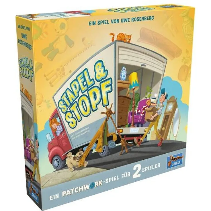 Stapel und Stopf - Ein Patchwork-Spiel für 2 Spieler